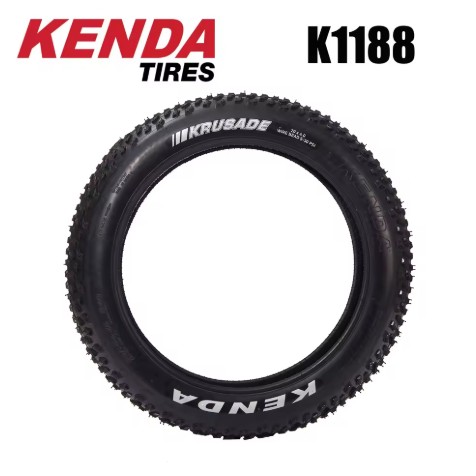 켄다 K1188 20x4.0 크루세이드 광폭팻 타이어 전기자전거/자토바이 타이어 와이어 클린처 SRC 블랙 팻 바이크 타이어