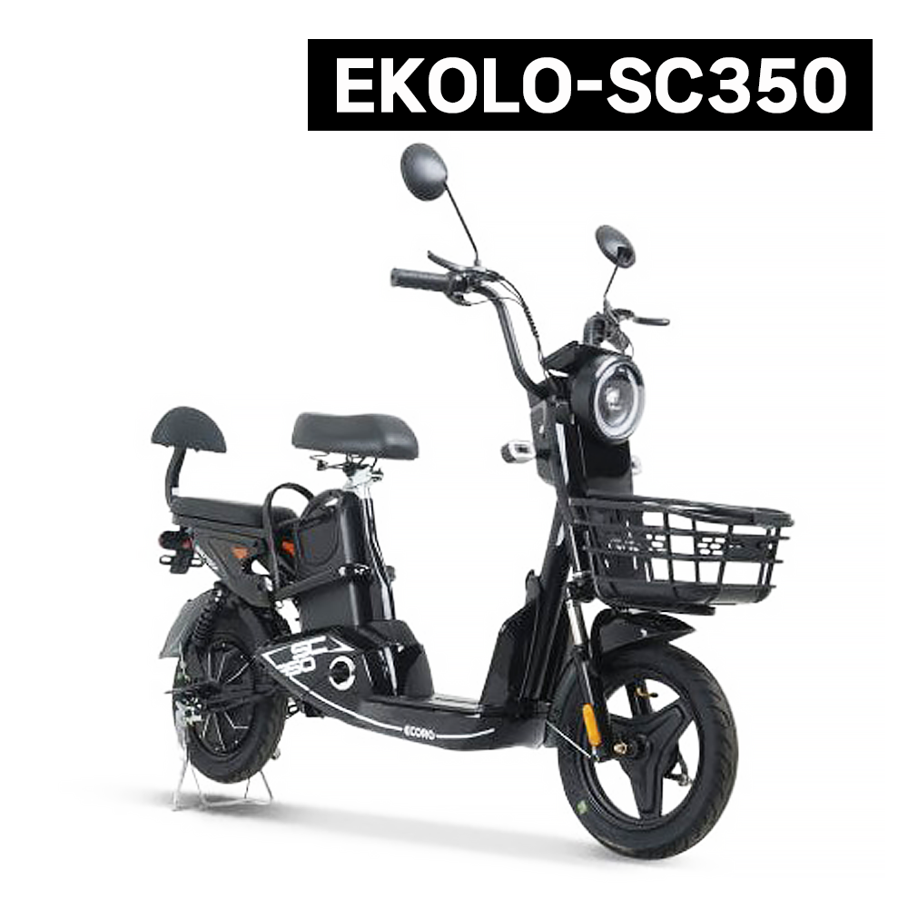 15 - AU테크 에코로 SC350 유아 등하원 동반2인용 탑승 전기/전동스쿠터 48V 12AH 제품 사진